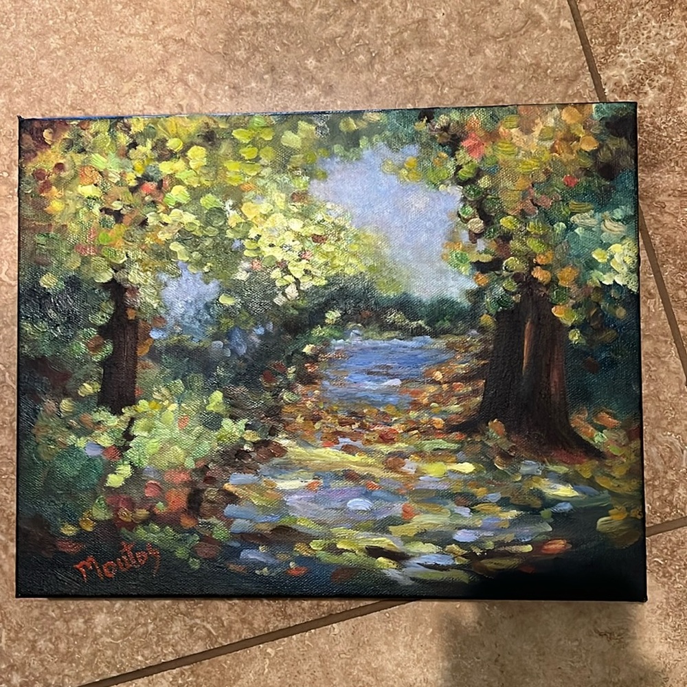 Art work original oil painting landscape NEW